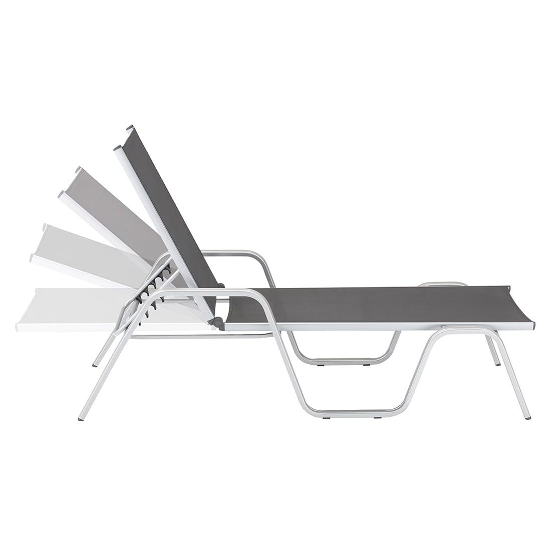 Kettler Basic Plus Gartenliege Aluminium/Outdoorgewebe