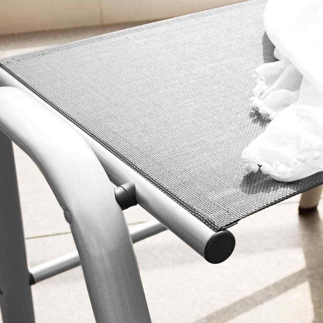 Kettler Cirrus Hocker Aluminium/Textilene