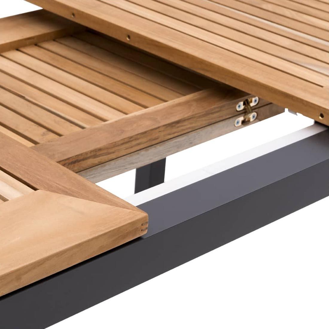 Kettler Cirrus Gartenmöbel-Set M (4 Plätze) + OUTLIV. Tisch 150/210x90cm