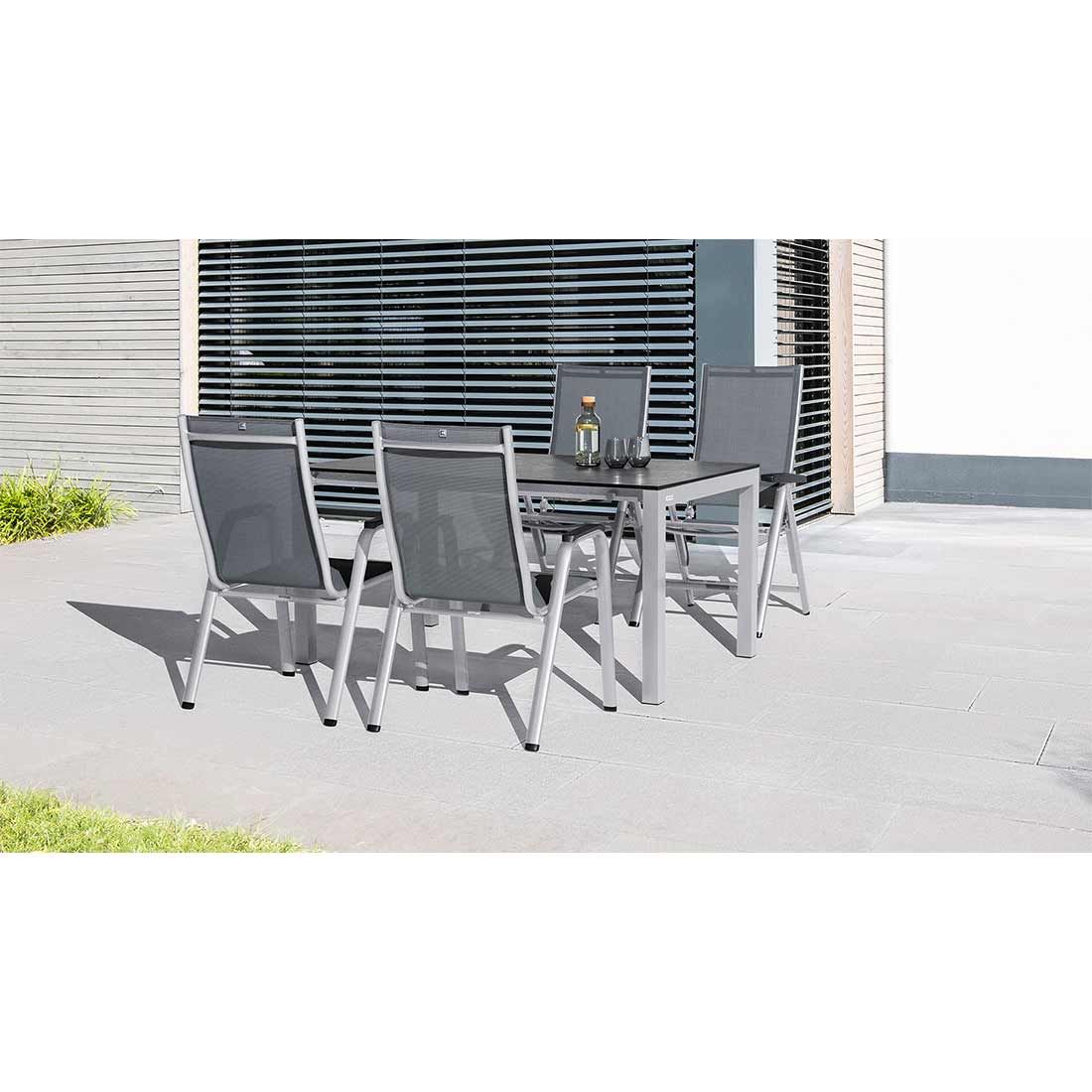Kettler Cirrus Klappsessel verstellbar Aluminium/Textilene