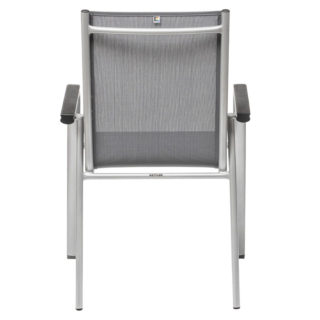 Kettler Cirrus Silver-Line Stapelsessel Aluminium/Outdoorgewebe