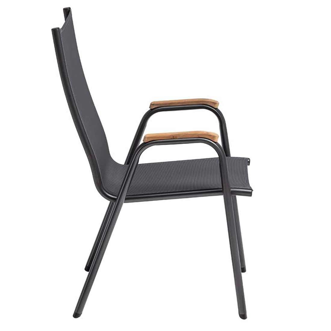 Kettler Cirrus Stapelsessel Aluminium/Outdoorgewebe