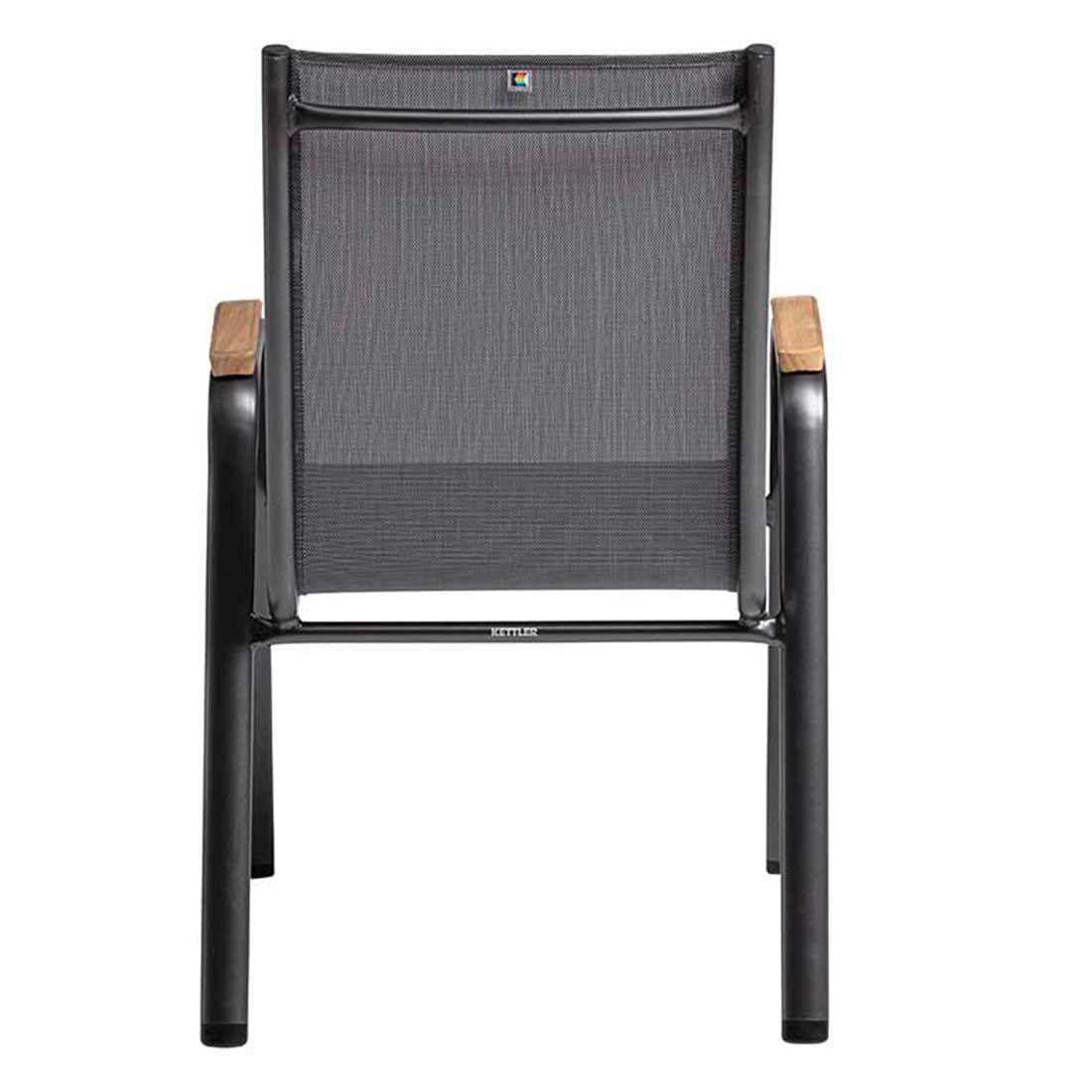 Kettler Cirrus Stapelsessel Aluminium/Outdoorgewebe