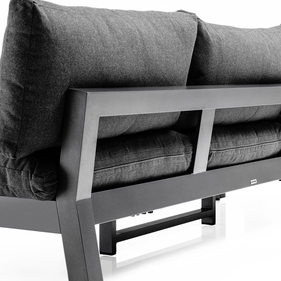 Kettler Comfort Bank/Liege Aluminium/Agora
