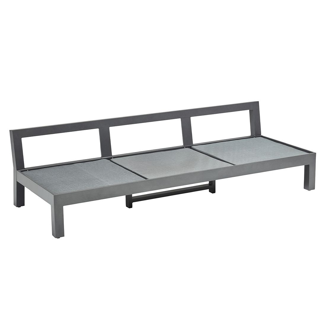 Kettler Comfort Bank/Liege Aluminium/Agora