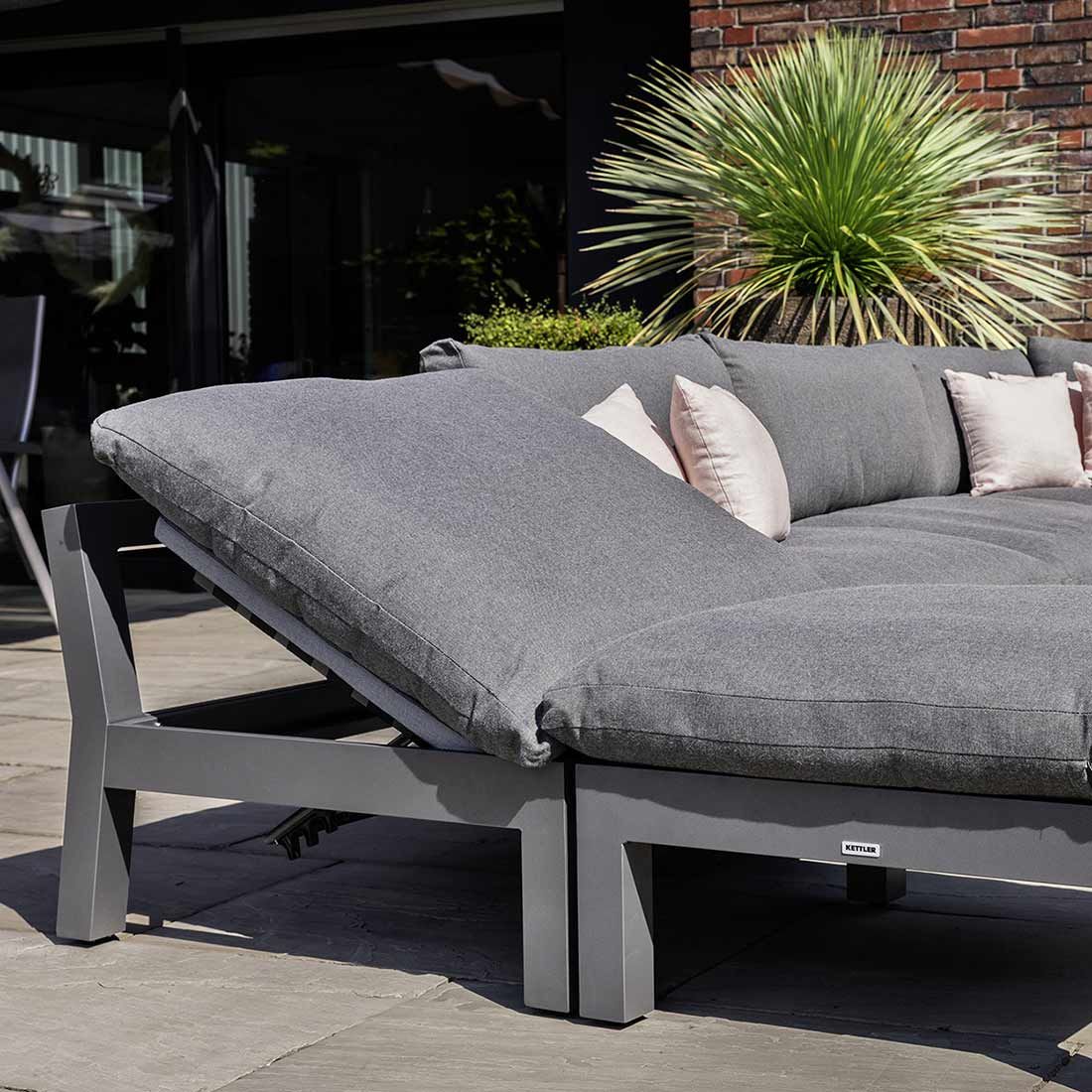 Kettler Comfort Ecklounge Aluminium/Agora