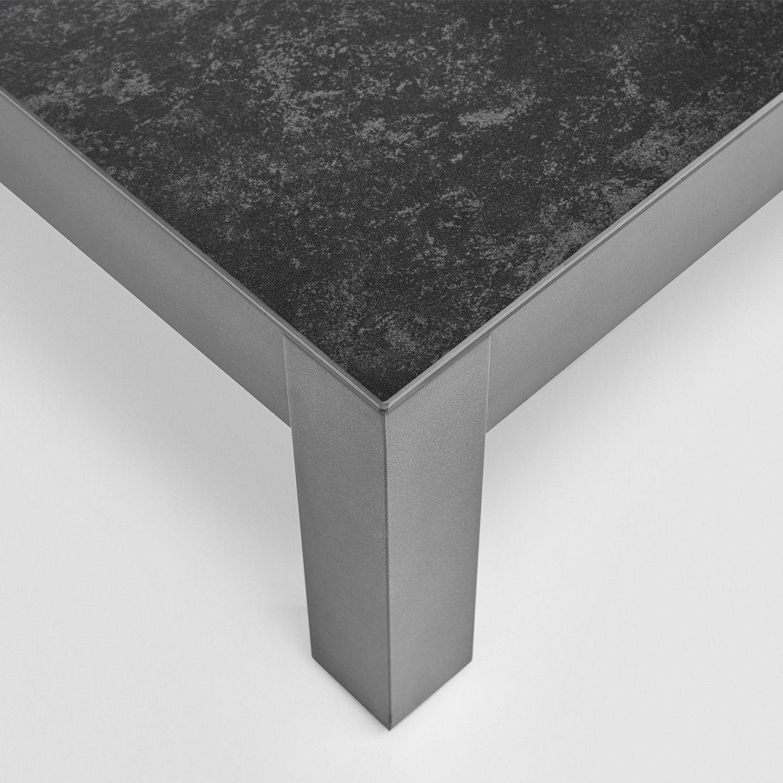Kettler Comfort Loungetisch Aluminium/Keramik-Glas