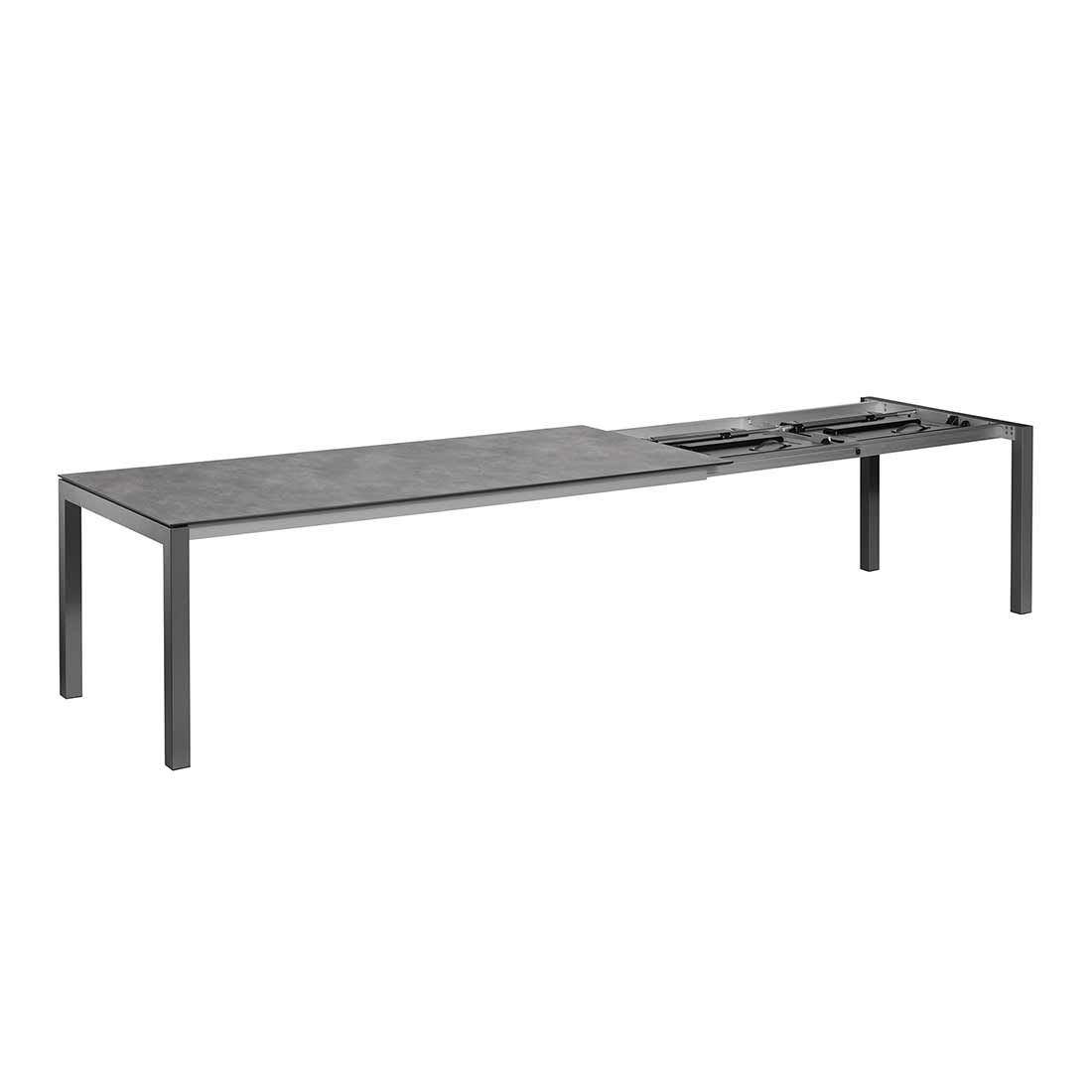Kettler Cubic Ausziehtisch 210/270/330x95 cm Aluminium/HPL