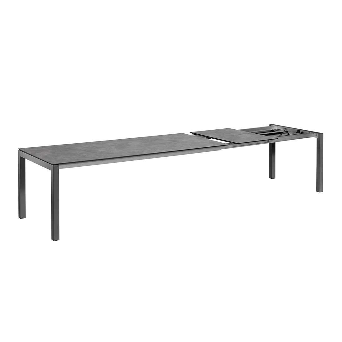 Kettler Cubic Ausziehtisch 210/270/330x95 cm Aluminium/HPL