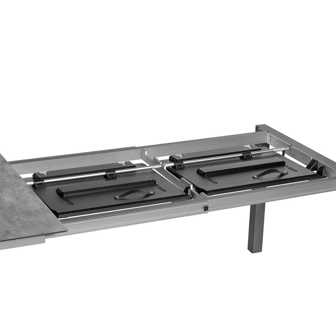 Kettler Cubic Ausziehtisch 210/270/330x95 cm Aluminium/HPL