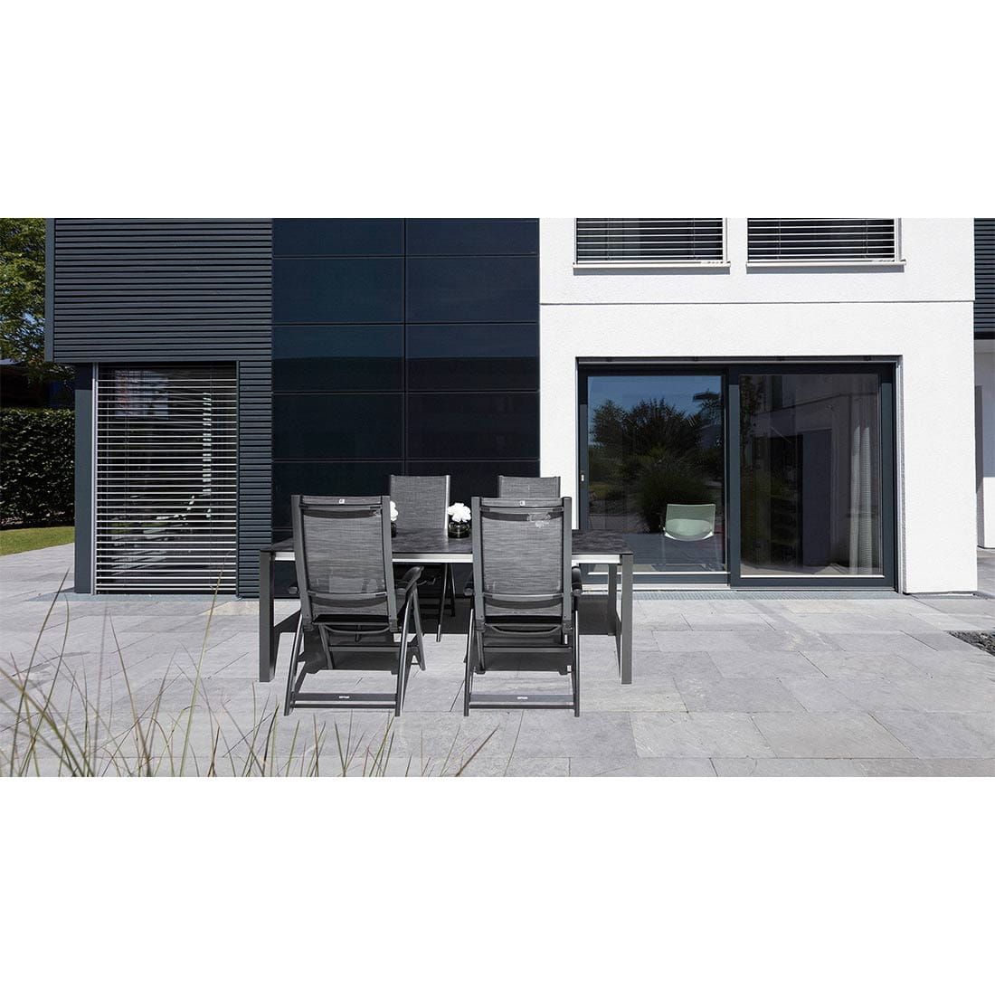 Kettler Cubic Ausziehtisch 210/270/330x95 cm Aluminium/HPL
