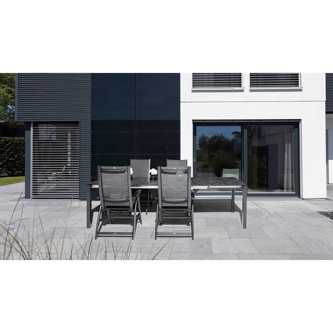 Kettler Cubic Ausziehtisch 210/270/330x95 cm Aluminium/HPL
