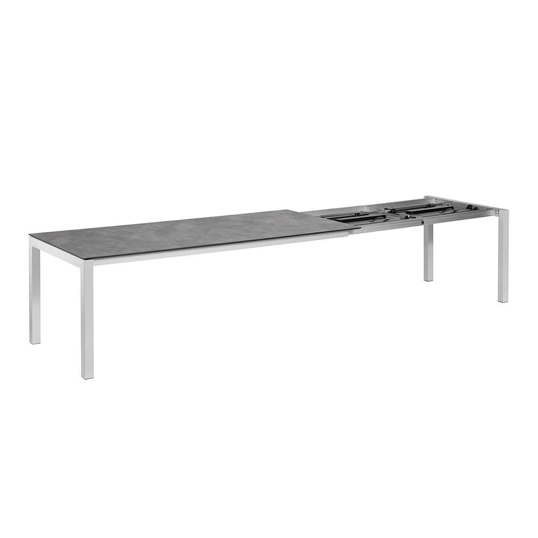 Kettler Cubic Ausziehtisch 210/270/330x95 cm Aluminium/HPL