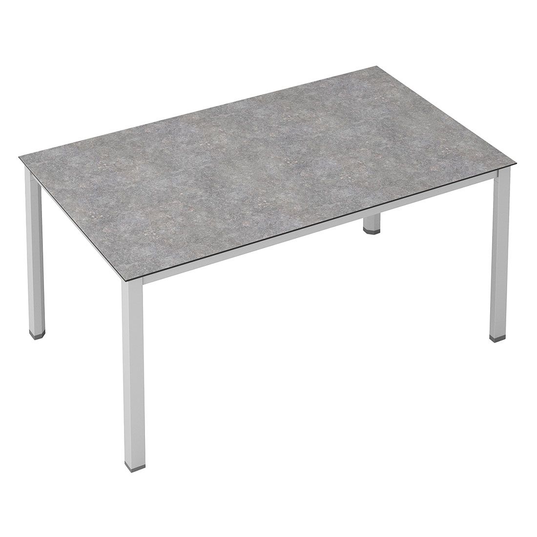 Kettler Cubic Gartentisch 140x70cm Aluminium/HPL