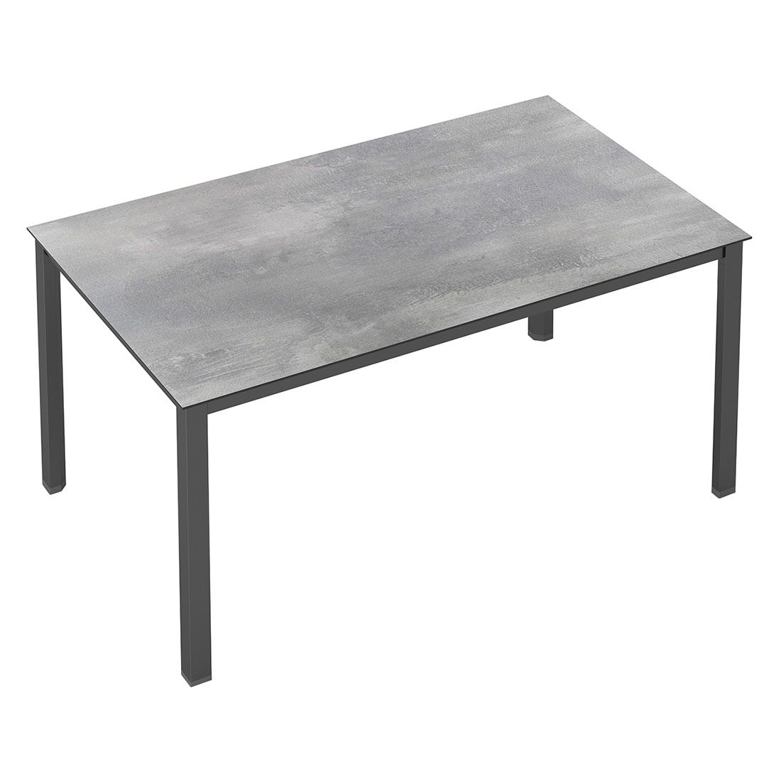 Kettler Cubic Gartentisch 160x95 cm Aluminium/HPL