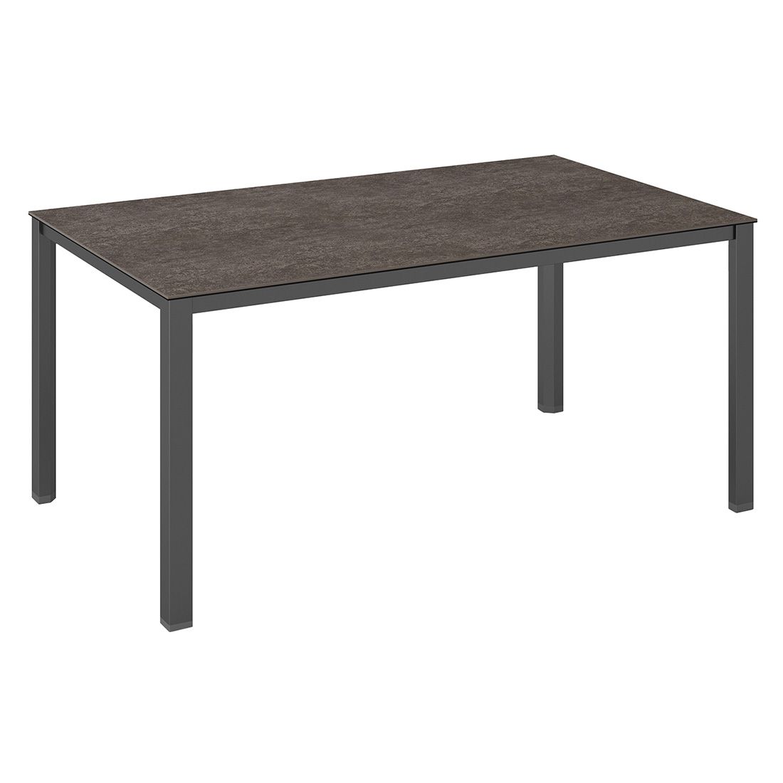 Kettler Cubic Gartentisch 160x95 cm Aluminium/Glaskeramik