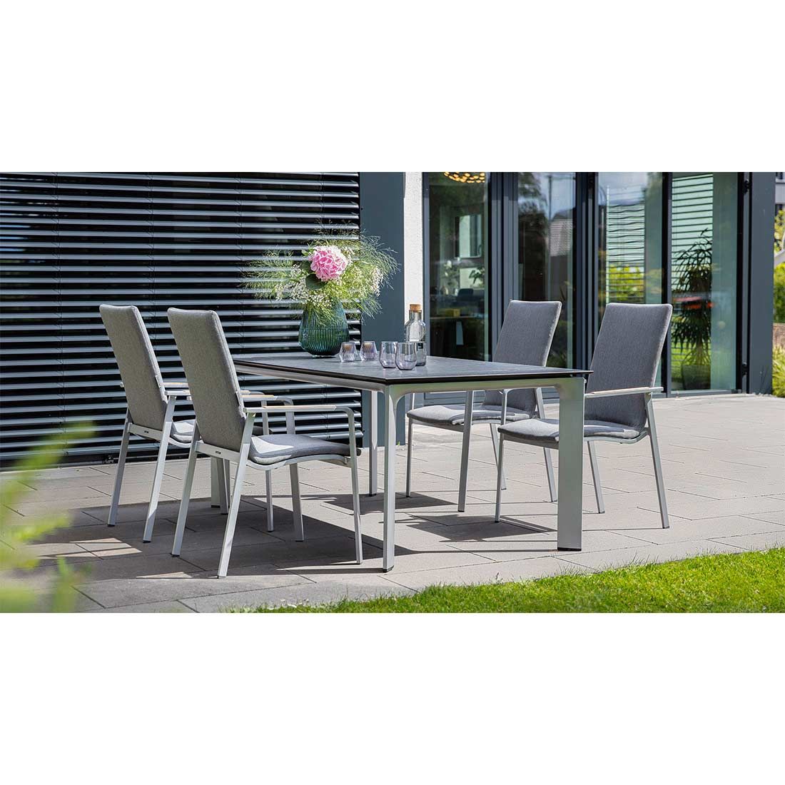 Kettler Diamond Gartenmöbelset 5-tlg. mit Tisch 180x95cm