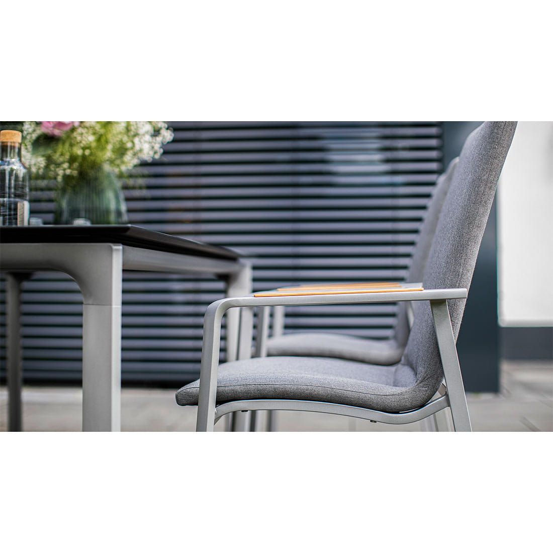 Kettler Diamond Gartenmöbelset 5-tlg. mit Tisch 180x95cm
