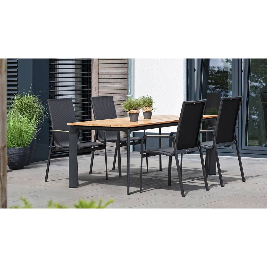 Kettler Diamond Gartenmöbelset 5-tlg. mit Tisch 180x95cm