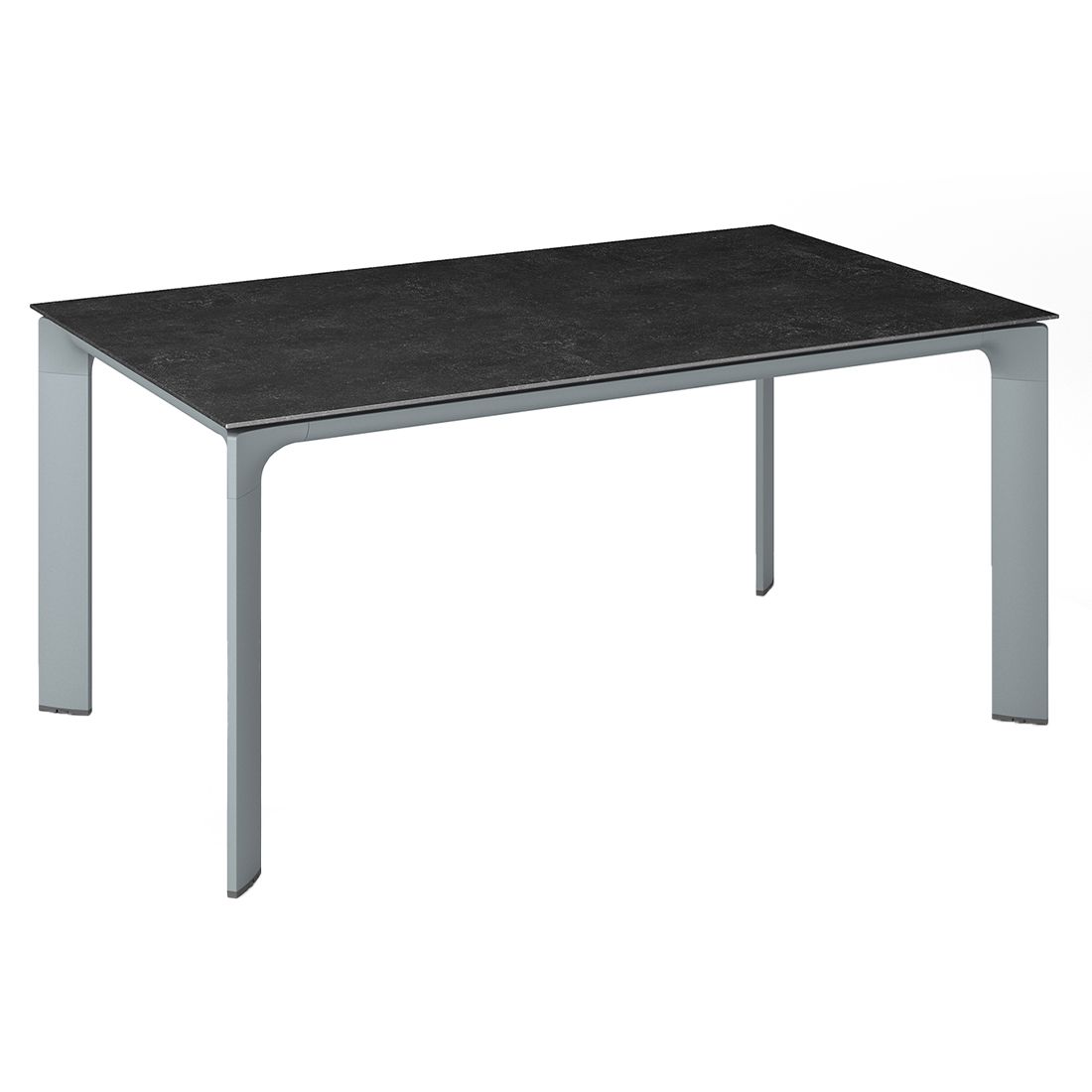 Kettler Diamond Gartentisch 140x70cm Aluminium/Glas