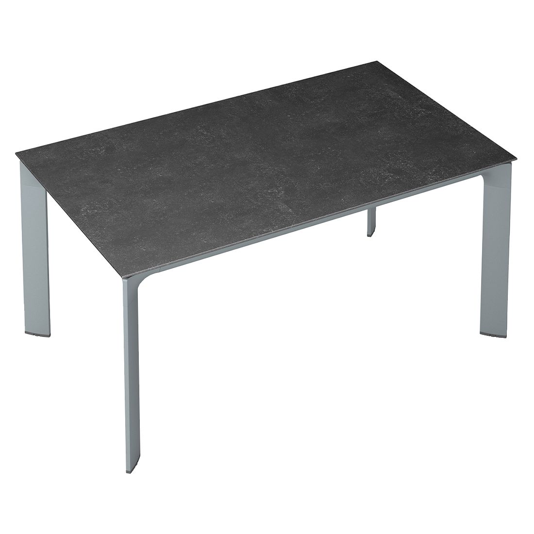 Kettler Diamond Gartentisch 140x70cm Aluminium/Glas