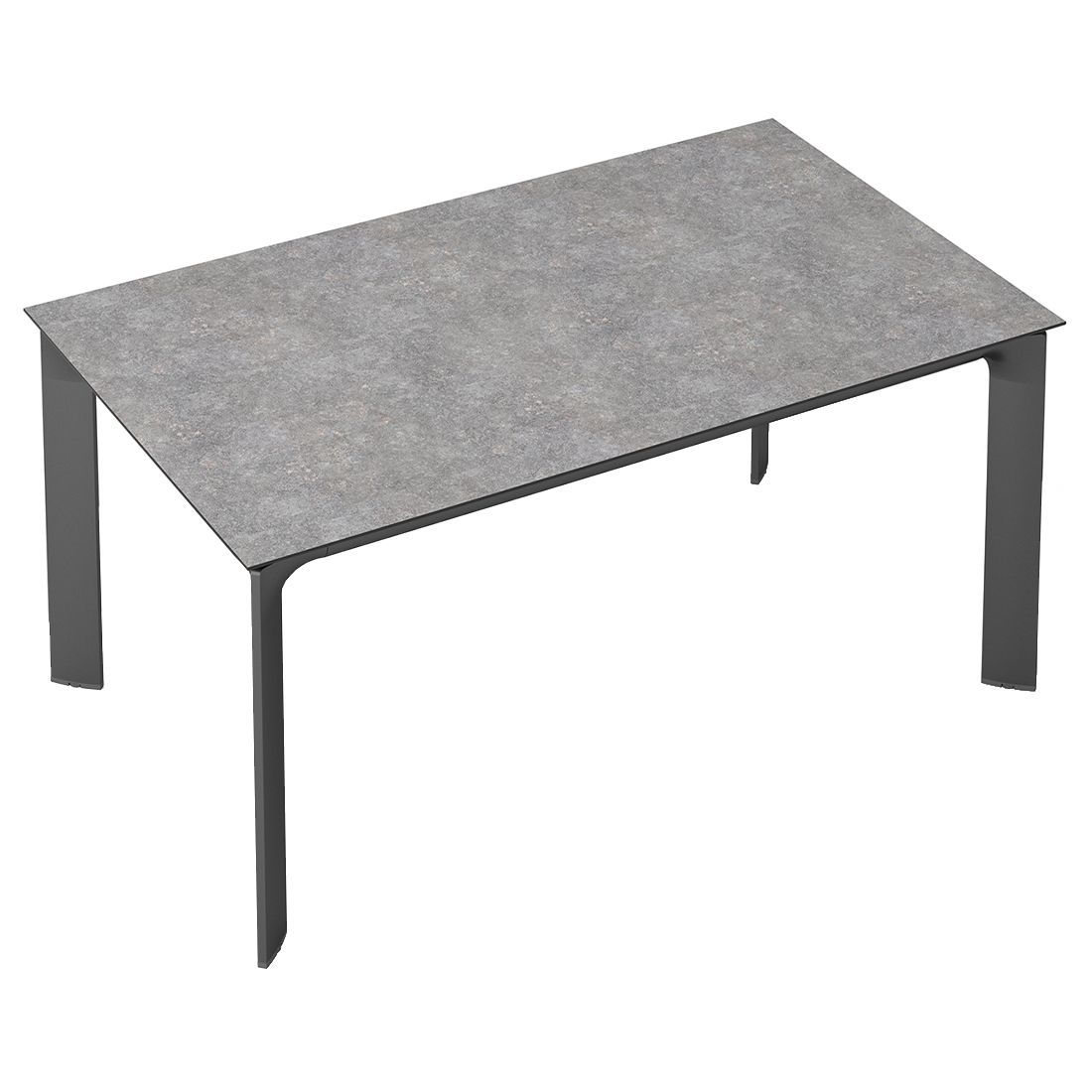 Kettler Diamond Gartentisch 140x70cm Aluminium/HPL