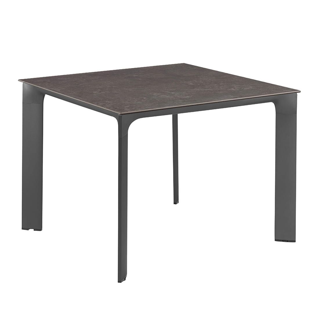 Kettler Diamond Gartentisch 95x95cm Aluminium/Glaskeramik