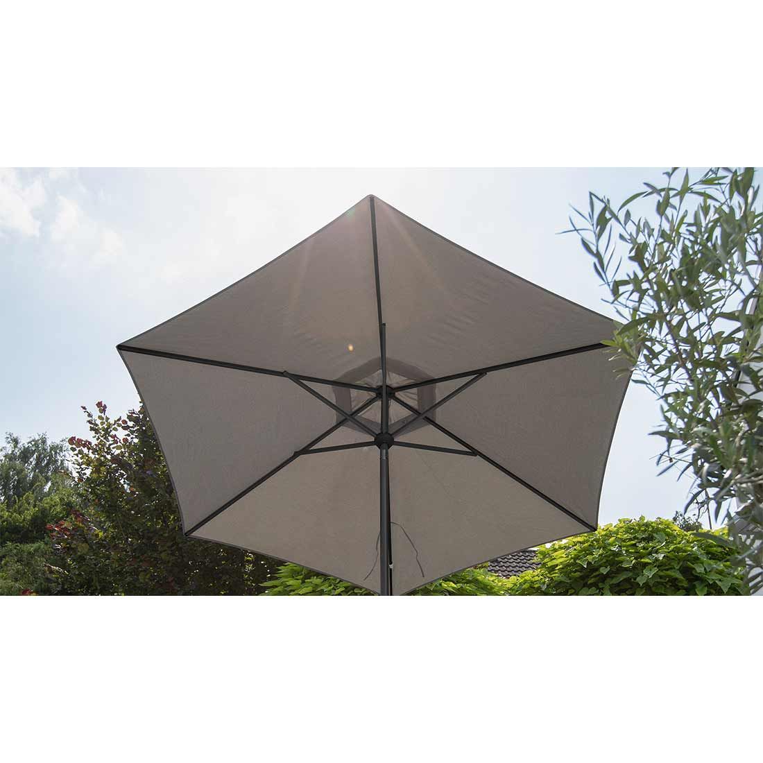 Kettler Easy Allround Stockschirm Ø270cm Aluminium/Polyest