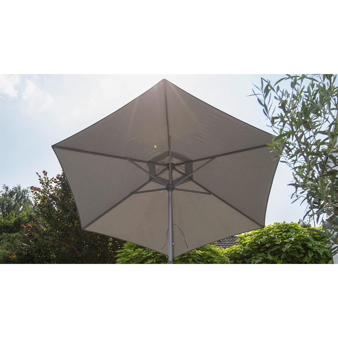 Kettler Easy Allround Stockschirm Ø270cm Aluminium/Polyest