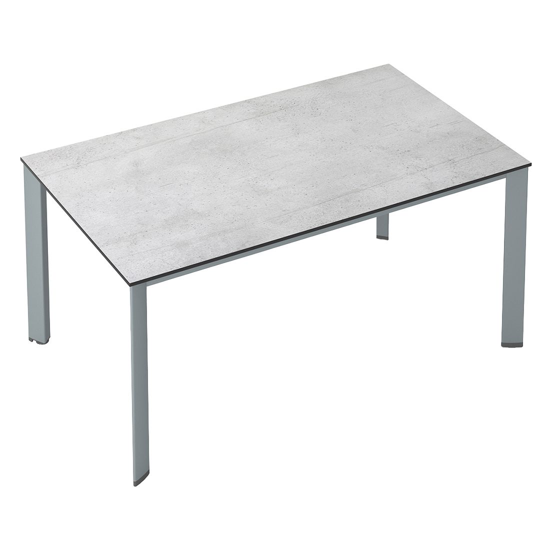 Kettler Edge Gartentisch 140x70cm Aluminium/HPL