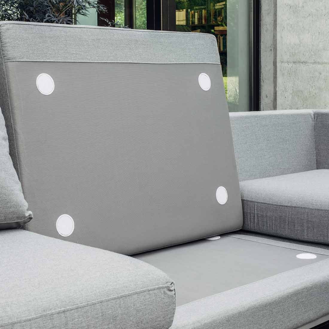 Kettler Ego Ecklounge 2-teilig Aluminium/Sunbrella
