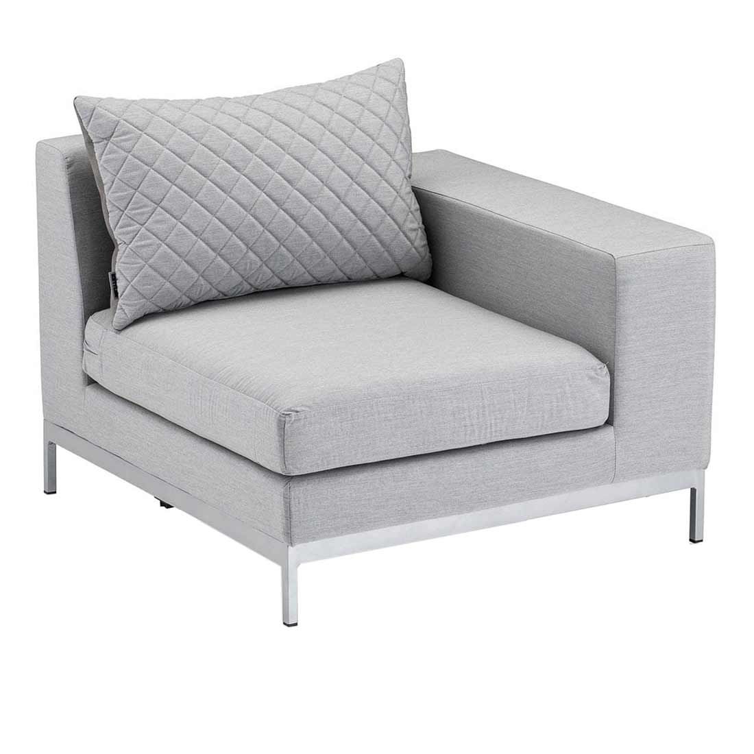 Kettler Ego Modular Ecklounge 5tlg Loungtisch Ø92cm Sunbrella