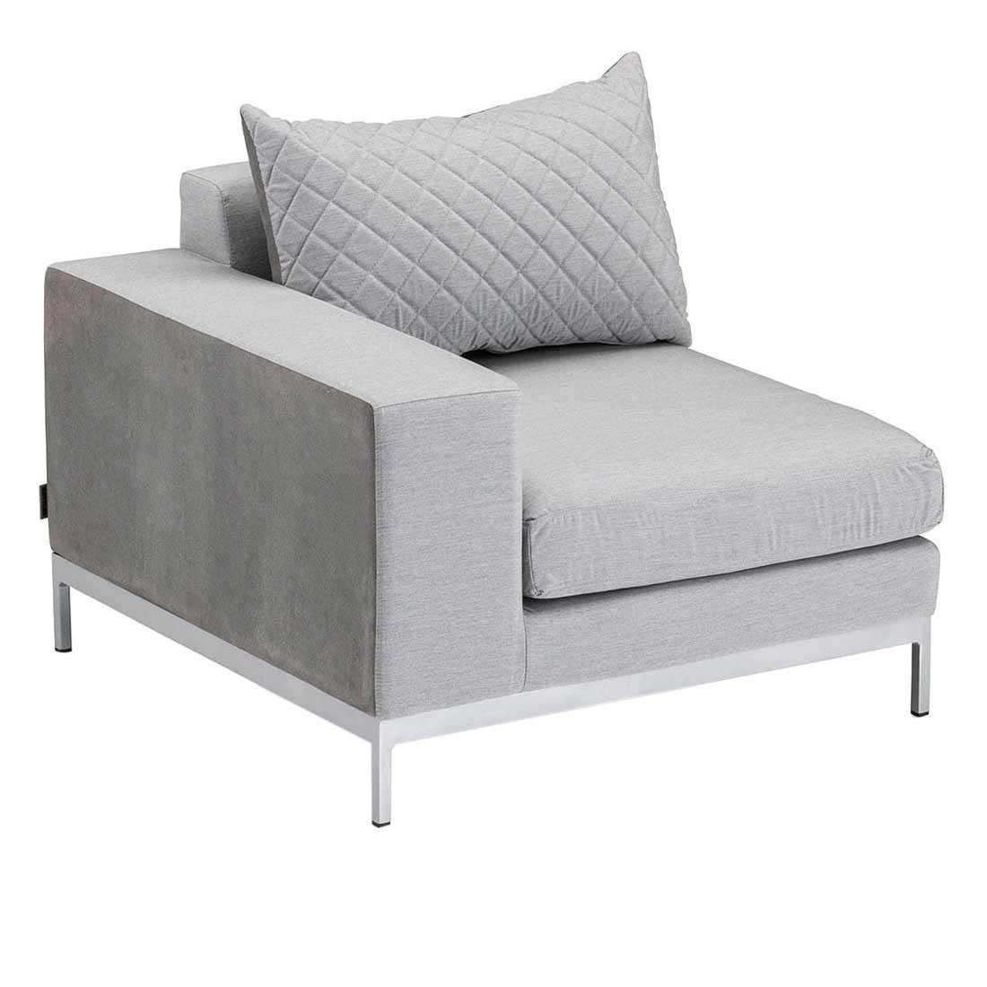 Kettler Ego Modular Ecklounge 5tlg Loungtisch Ø92cm Sunbrella