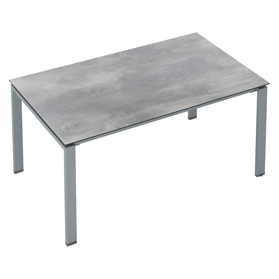 Kettler Float Gartentisch 140x70cm Aluminium/HPL