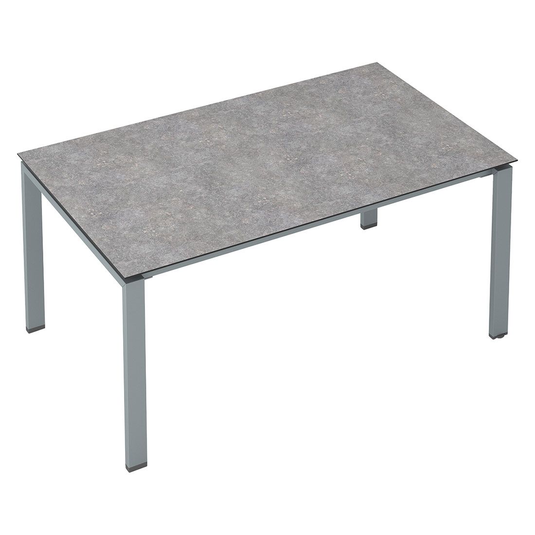 Kettler Float Gartentisch 140x70cm Aluminium/HPL