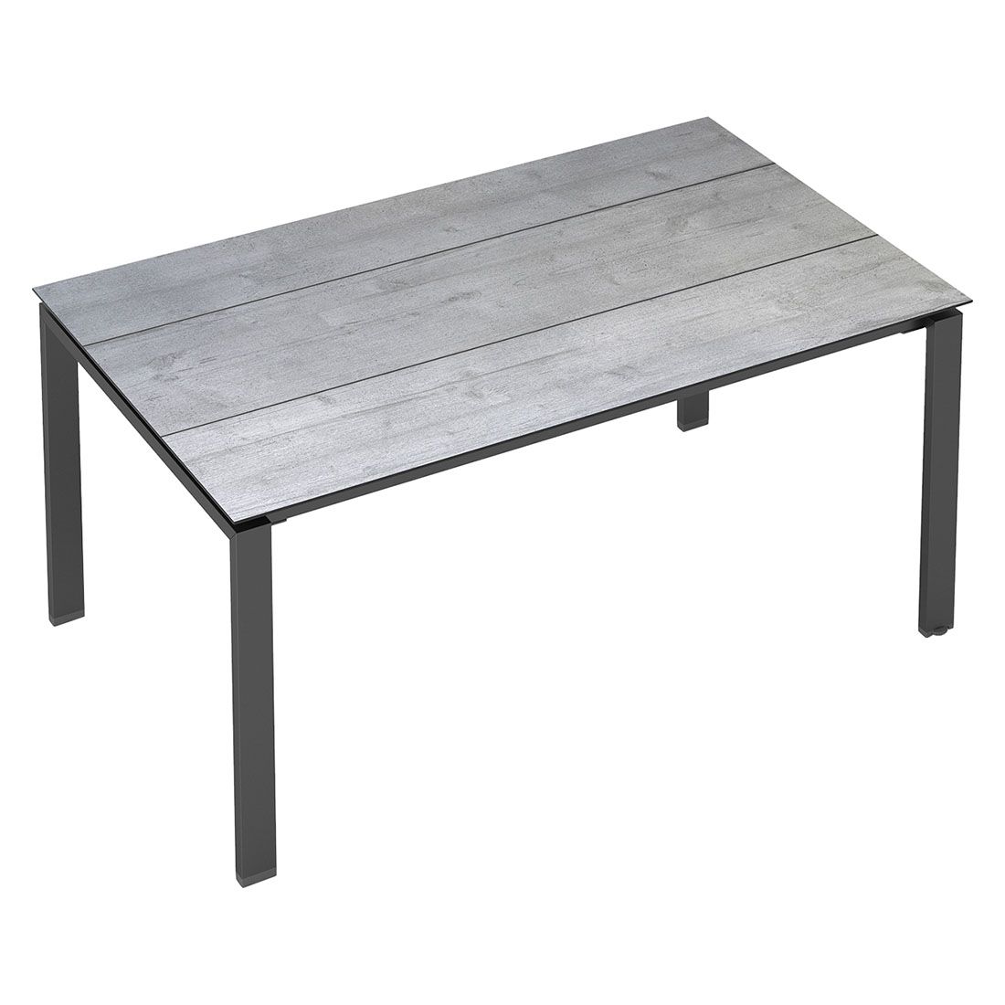 Kettler Float Gartentisch 160x95cm Aluminium/HPL