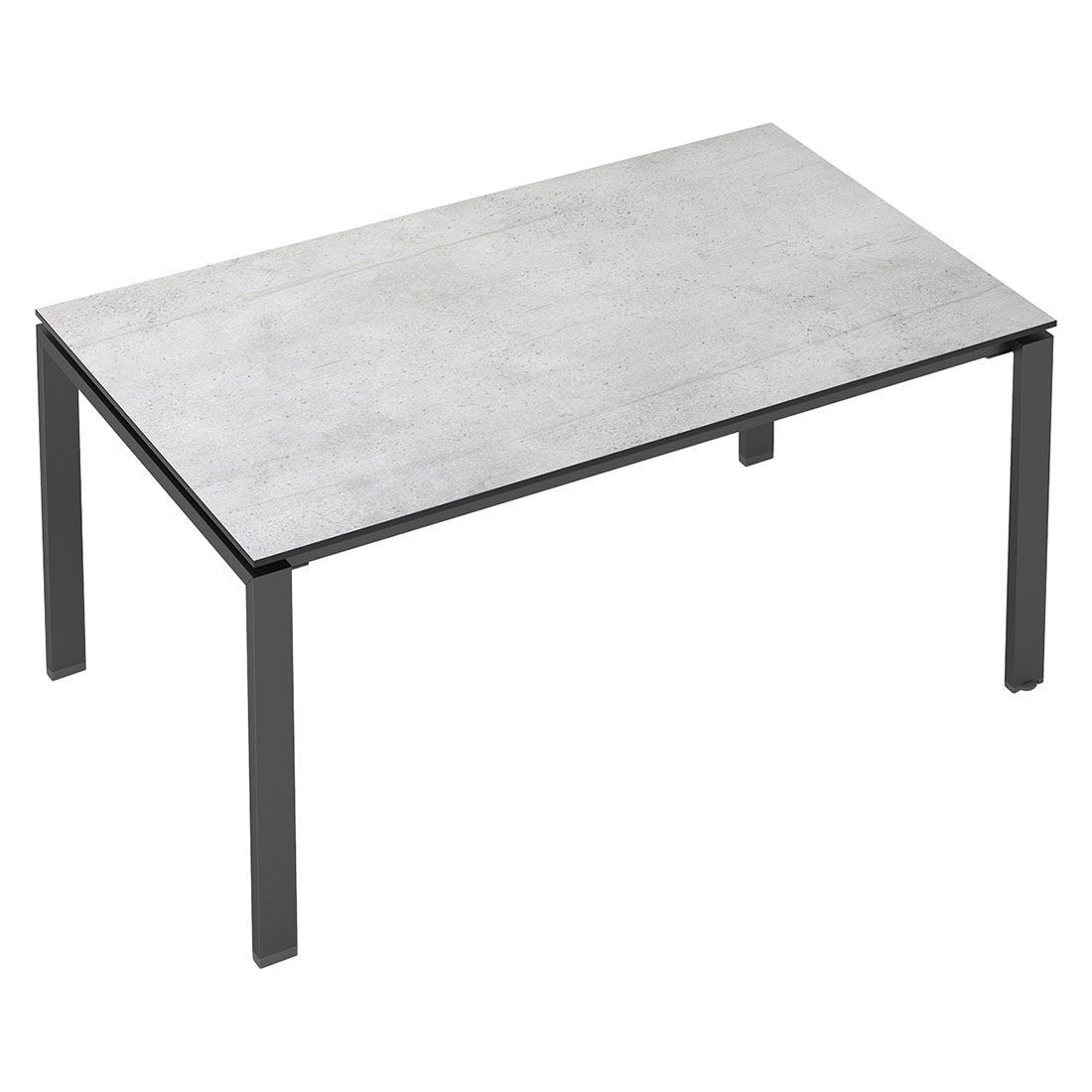 Kettler Float Gartentisch 160x95cm Aluminium/HPL