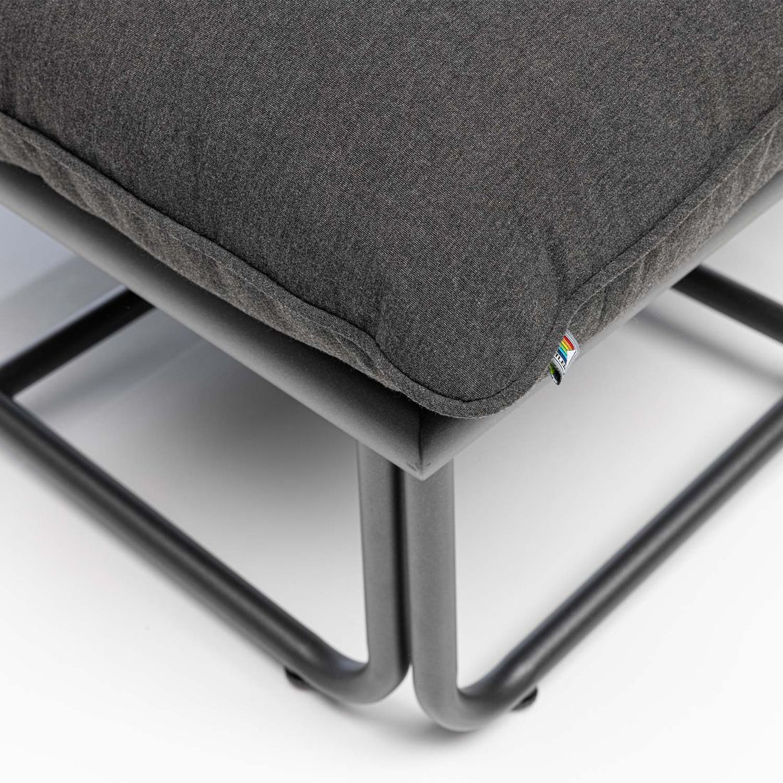 Kettler Gentle Loungebank Aluminium/Sunbrella