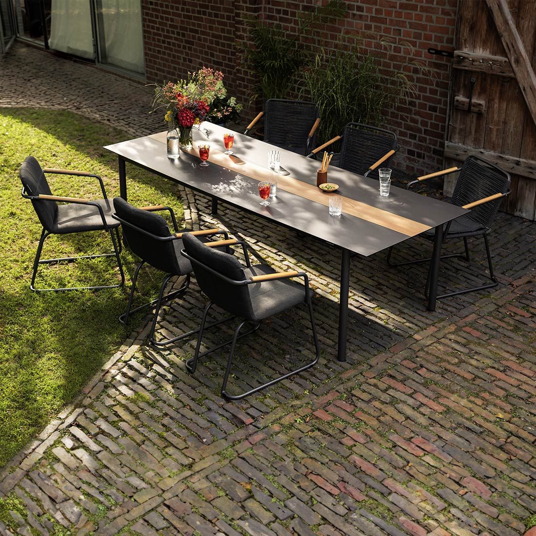 Kettler Gentle Sitzschale für Gartensessel Aluminium/Sunbrella