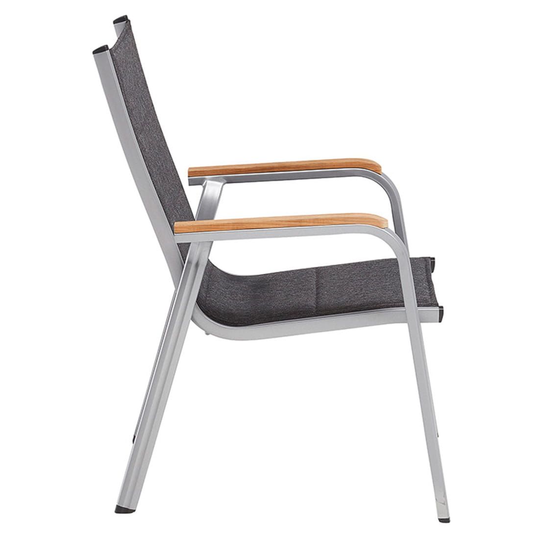 Kettler Granada T pad Stapelsessel Aluminium/Outdoorgewebe
