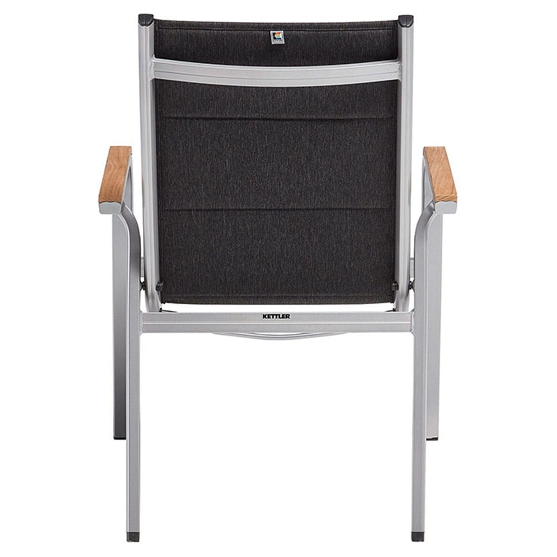 Kettler Granada T pad Stapelsessel Aluminium/Outdoorgewebe