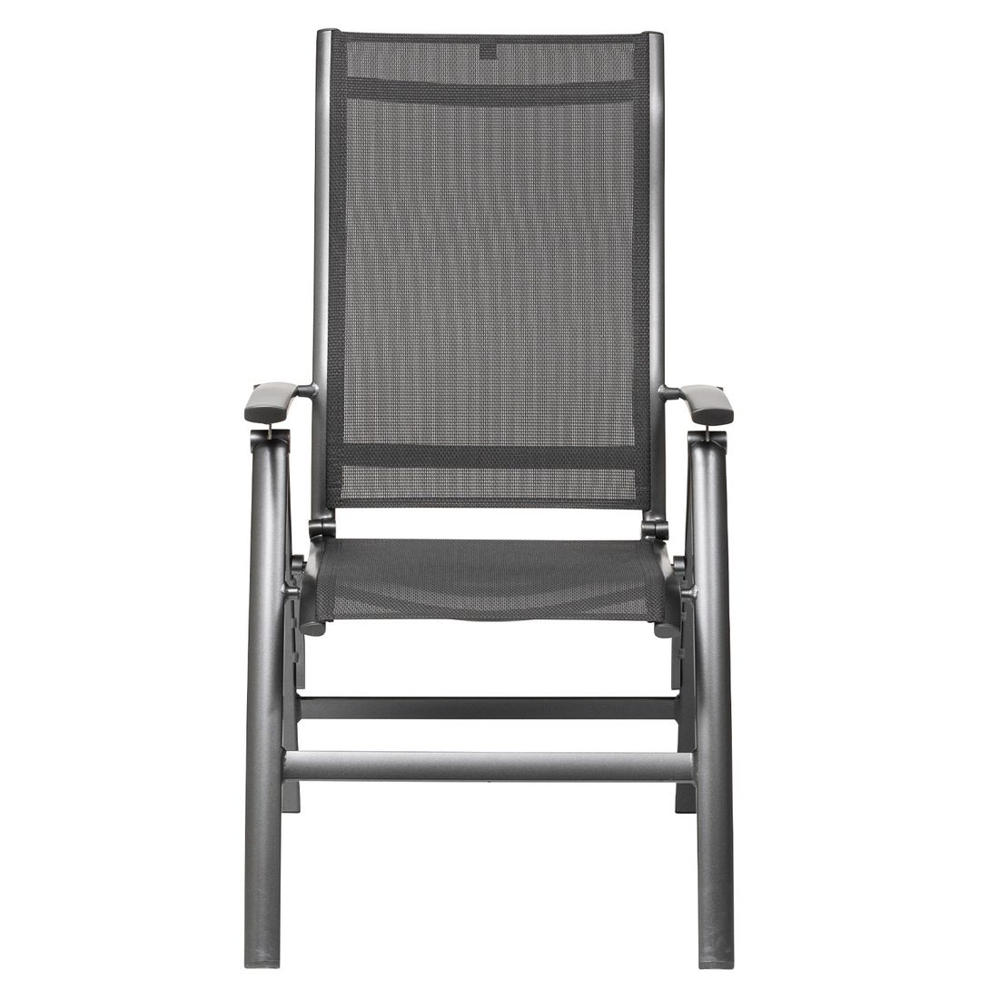 Kettler Legato Curve Silver-Line Klappsessel verstellbar Aluminium/Outdoorgewebe