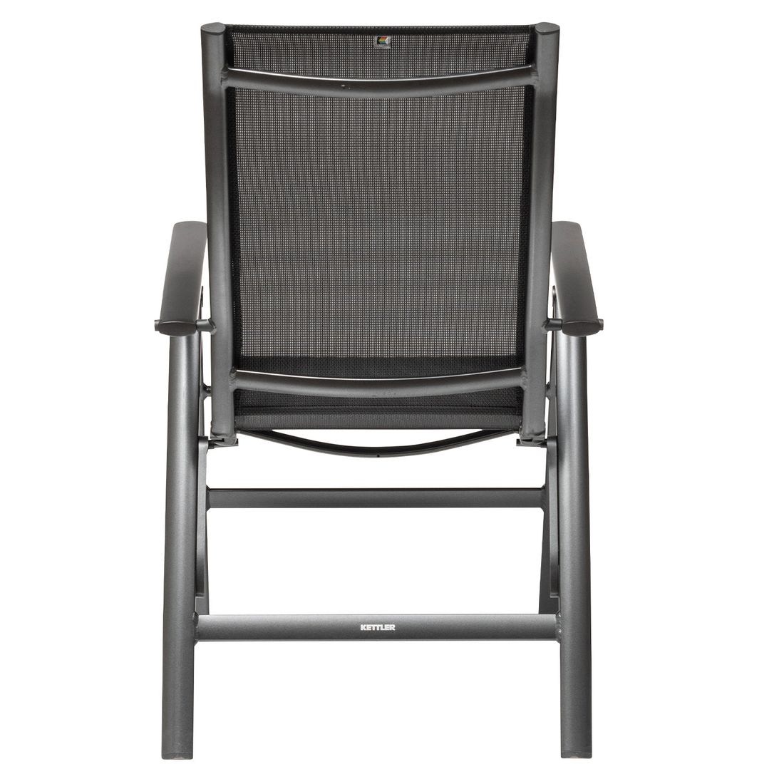 Kettler Legato Curve Silver-Line Klappsessel verstellbar Aluminium/Outdoorgewebe