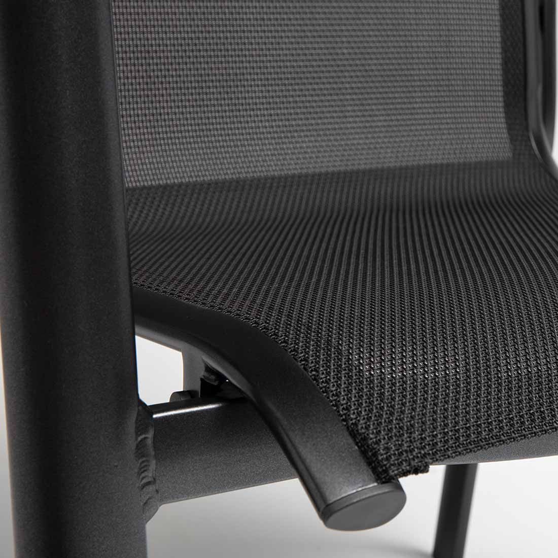 Kettler Legato Curve Stapelsessel Aluminium/Textilene