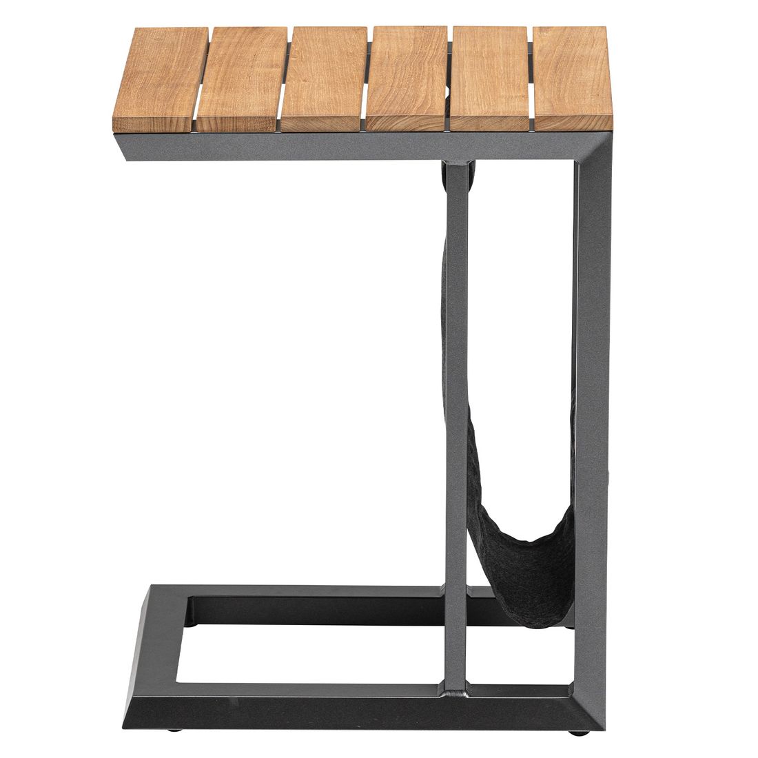 Kettler Ocean Skid Beistelltisch Garten 70x30cm Aluminium/Teak