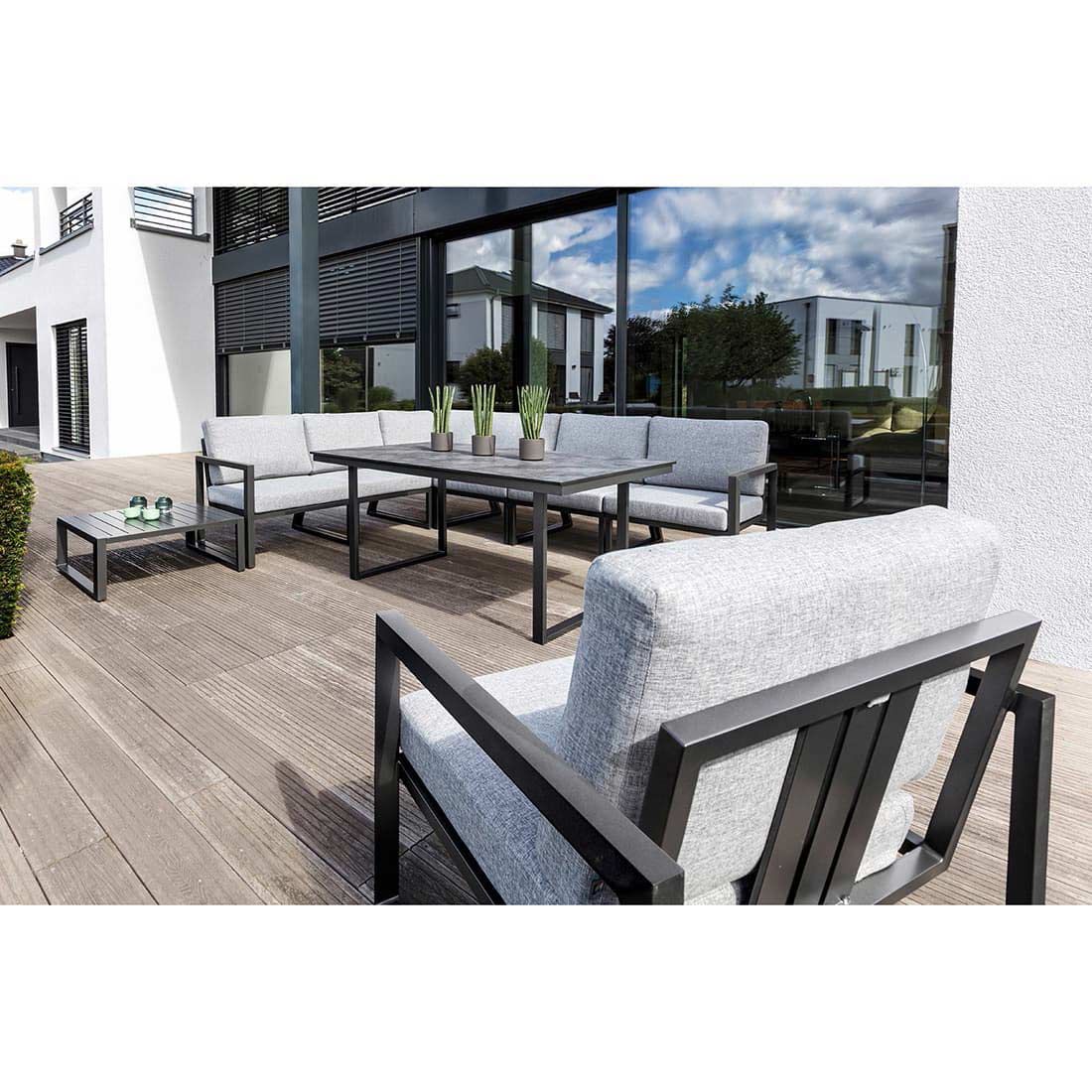 Kettler Ocean Skid Modular Loungesessel Alu/Olefin