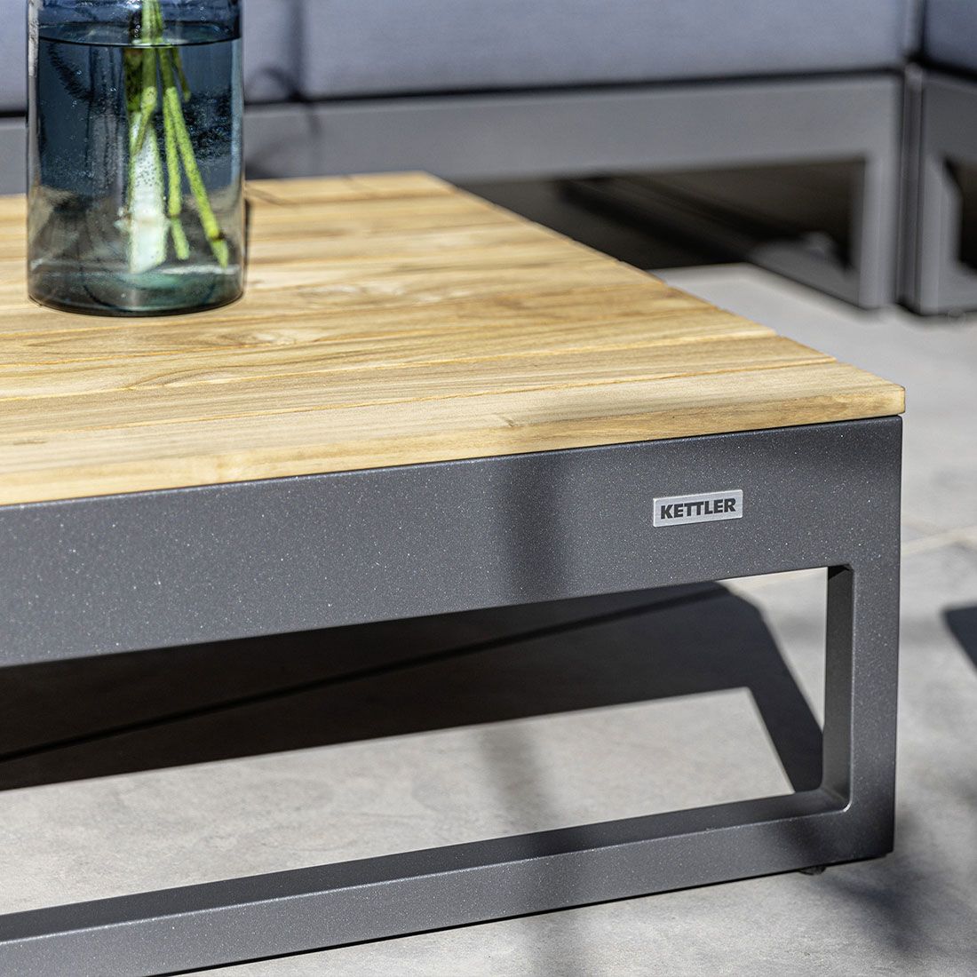 Kettler Ocean Skid Platform Ecklounge Aluminium/Agora