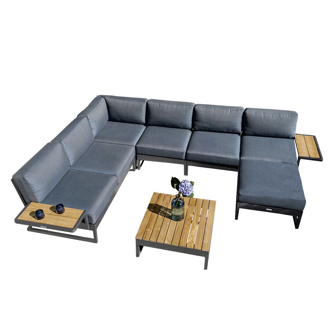 Kettler Ocean Skid Platform Ecklounge Aluminium/Agora