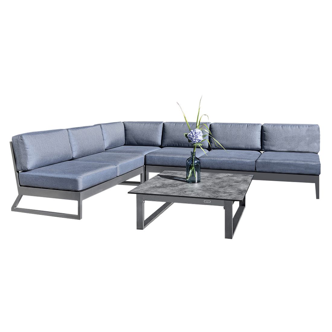 Kettler Ocean Skid Platform Ecklounge Aluminium/Agora