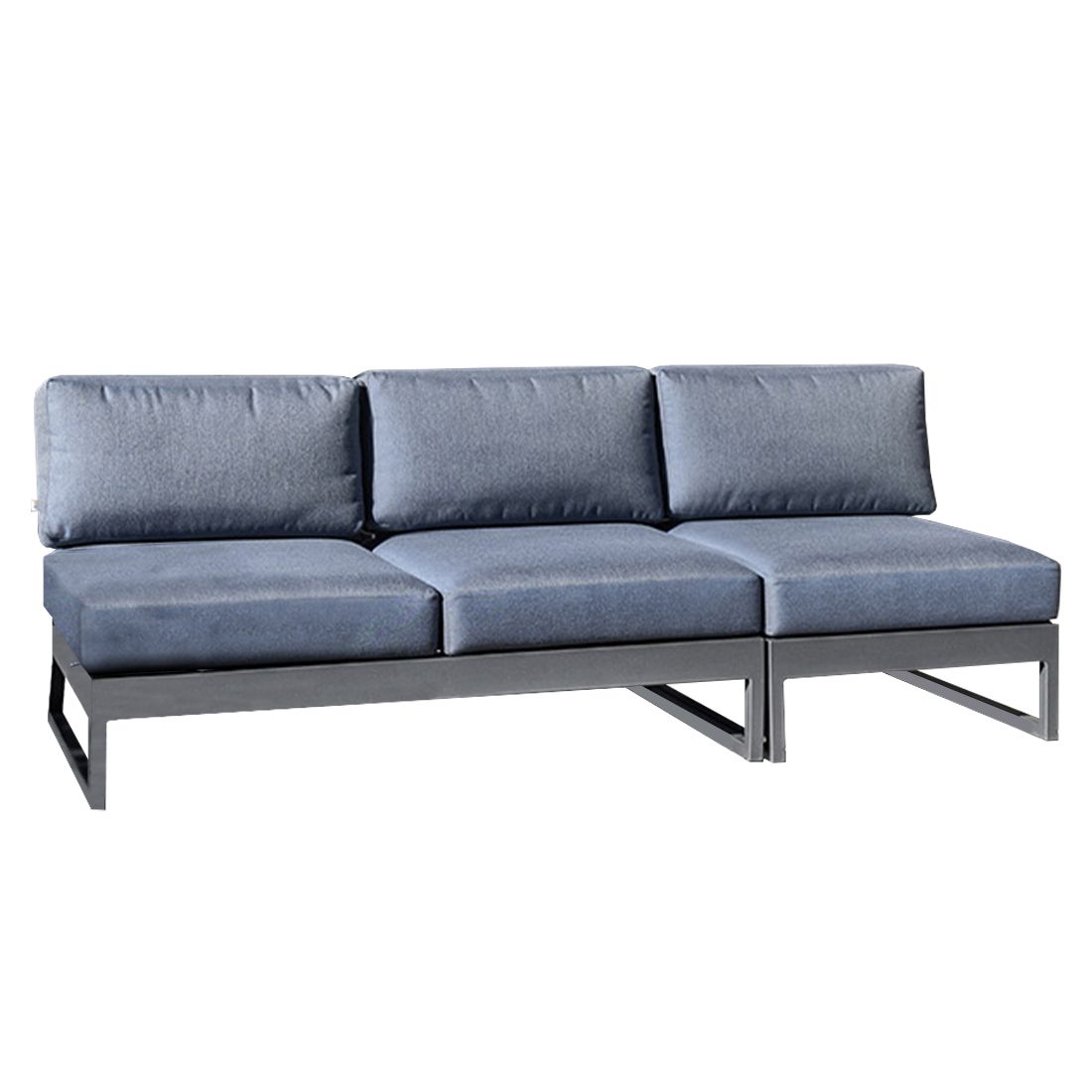 Kettler Ocean Skid Platform Gartensofa Aluminium/Agora